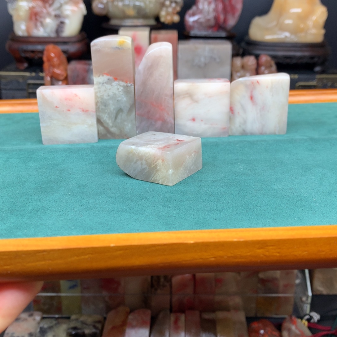 巴林石印石鸡血石练习章6方