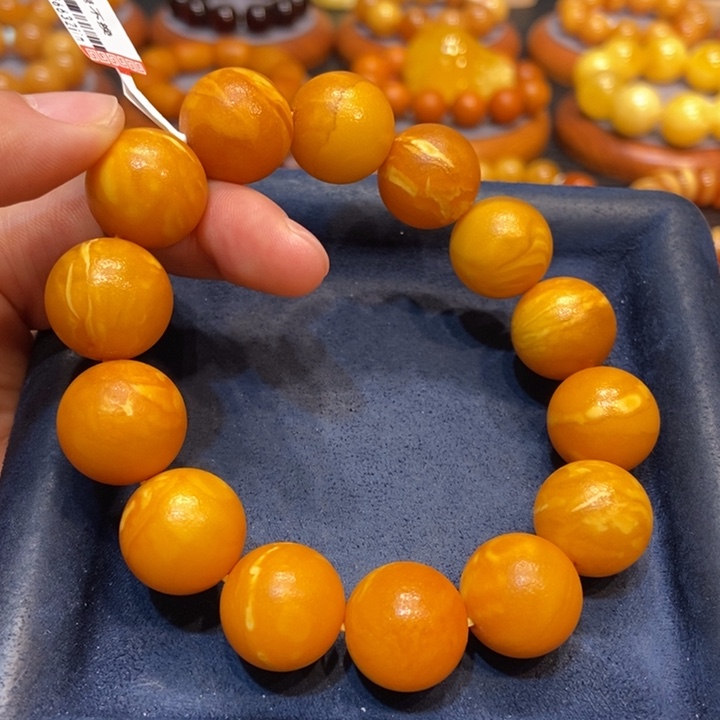 琥珀手链未镶嵌蜜蜡