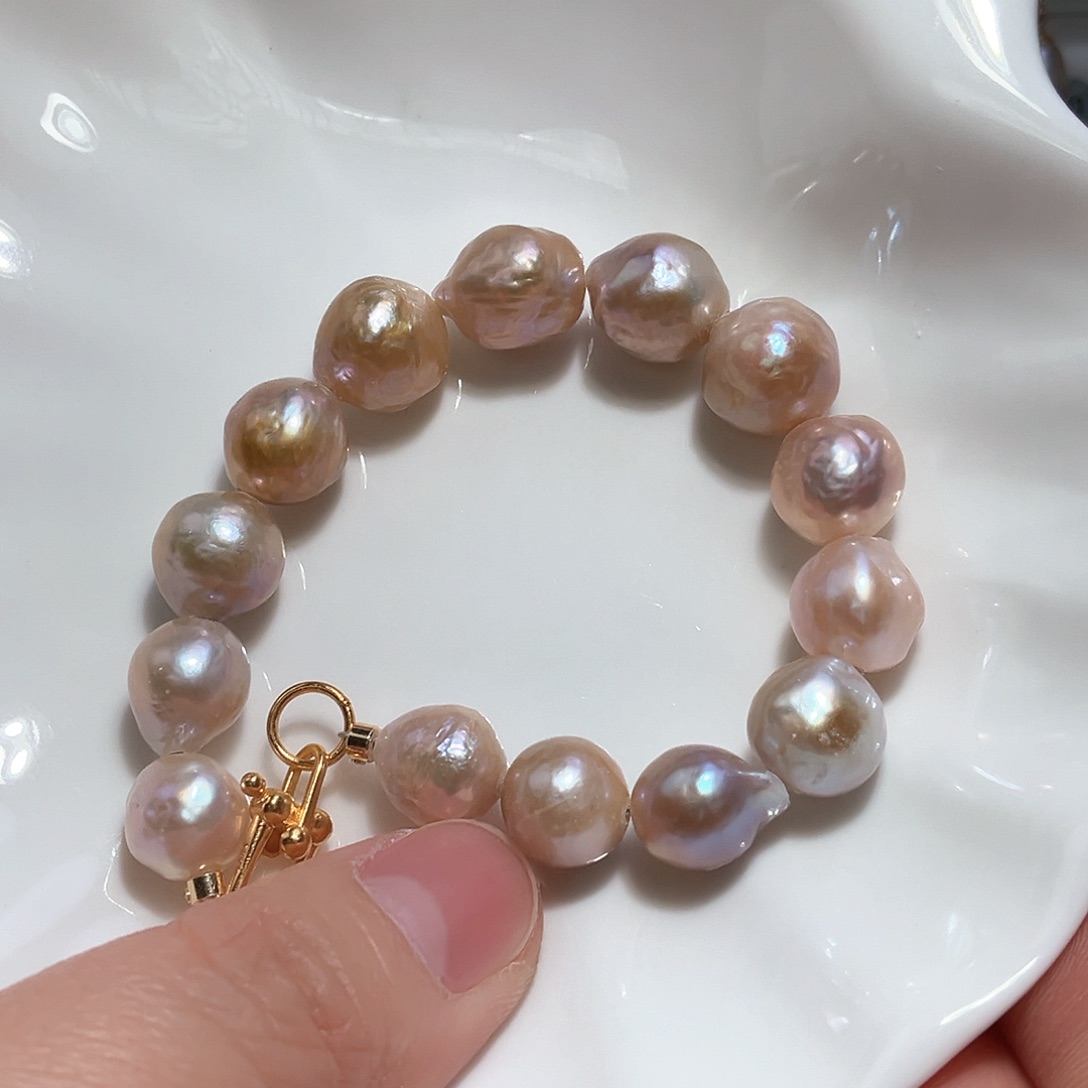 淡水珍珠手绳银S925镶嵌