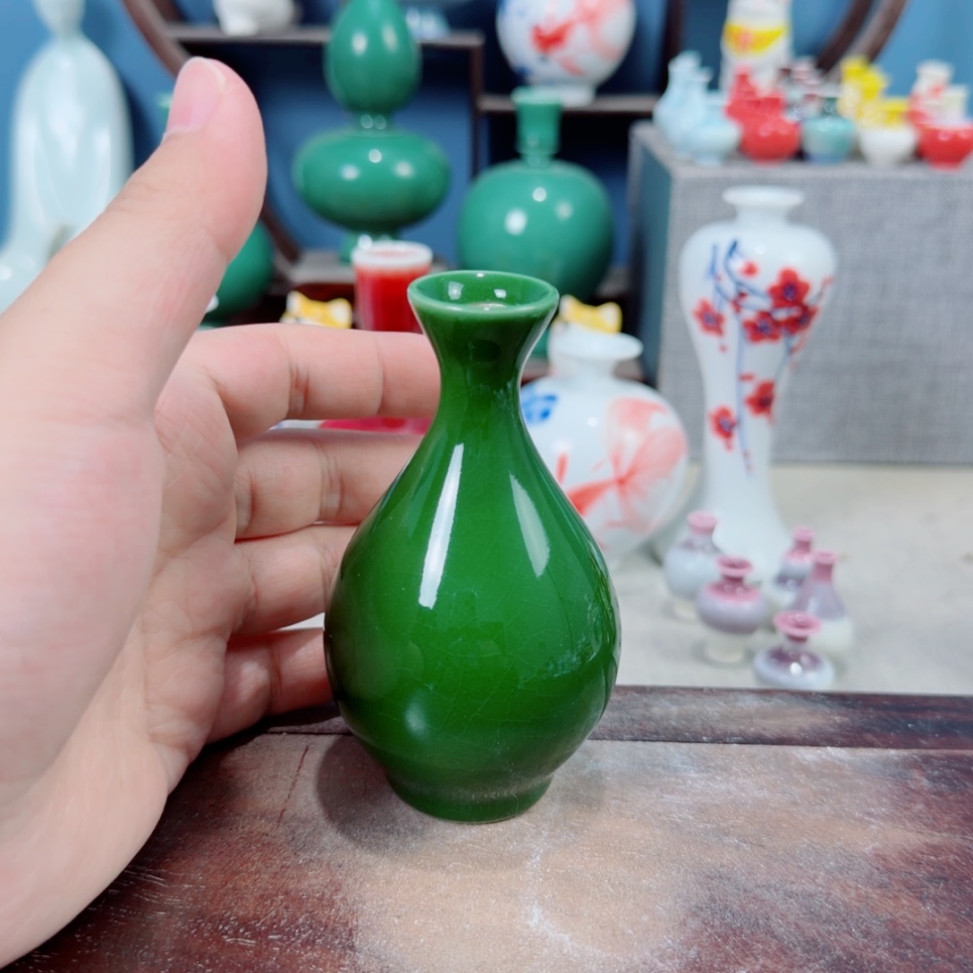 陶瓷手工小花器摆件