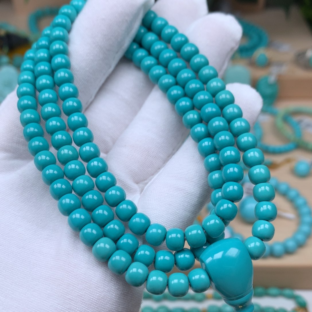 绿松石精品配饰未镶嵌