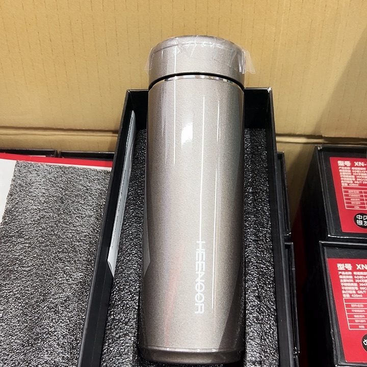 小熊保温杯7601 420银灰色