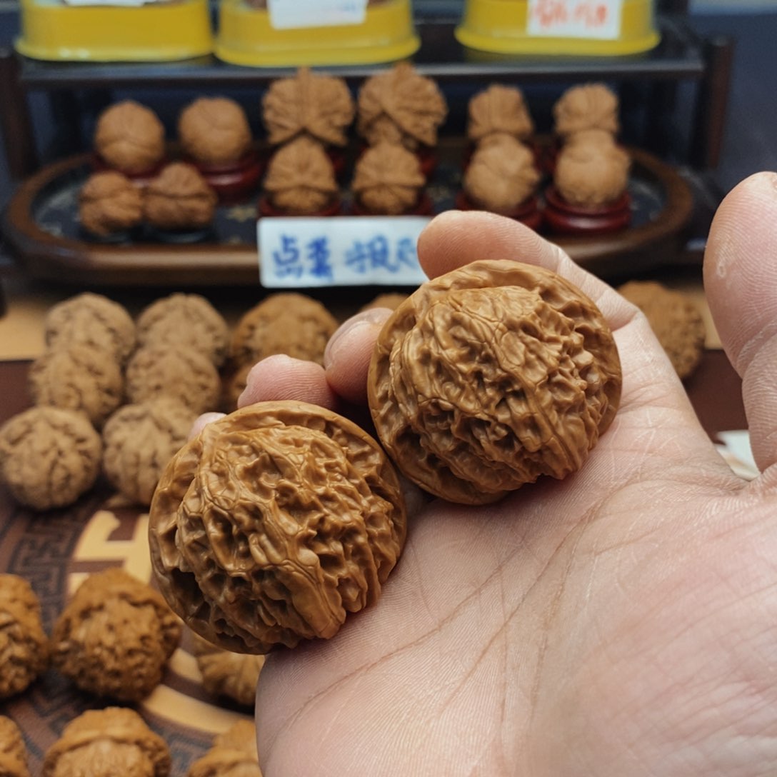 文玩核桃把件你****了44尺 金麒麟 2