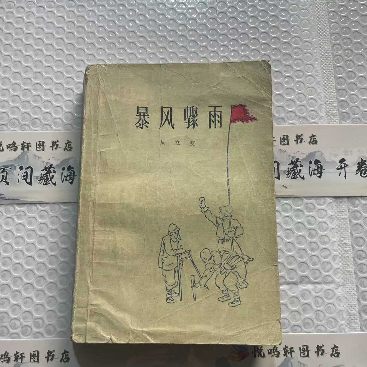8新  暴风骤雨    二手书轻微瑕疵 品相以直播间为主