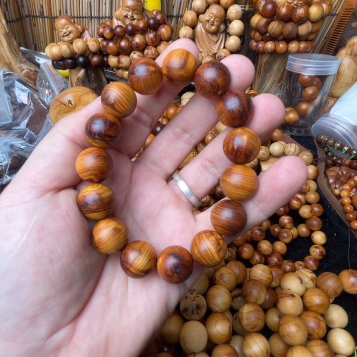 ∝***◤柏木（崖柏）手串/手链太行1.5瑕疵雷击