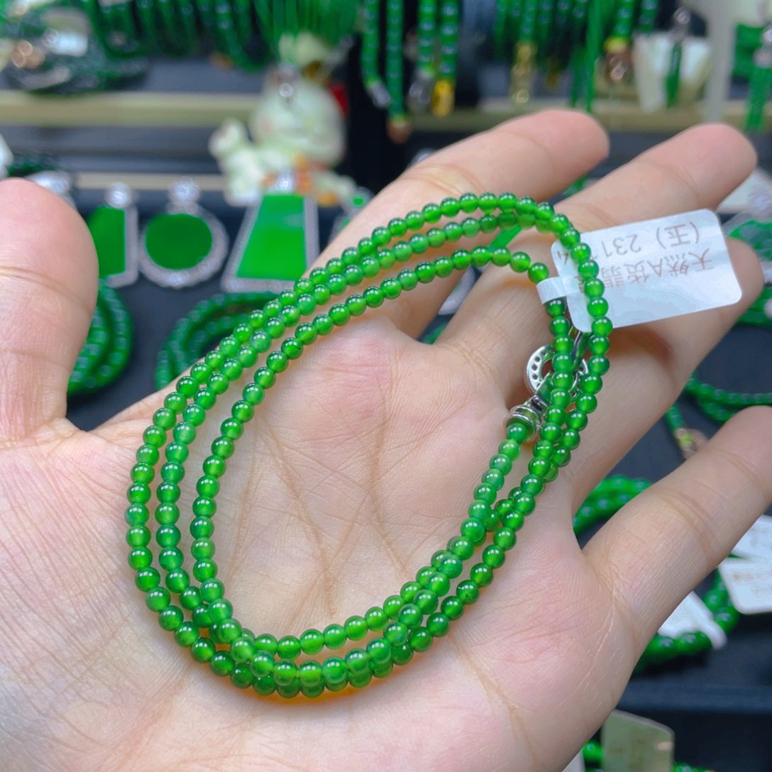 颈饰未镶嵌翡翠项链3