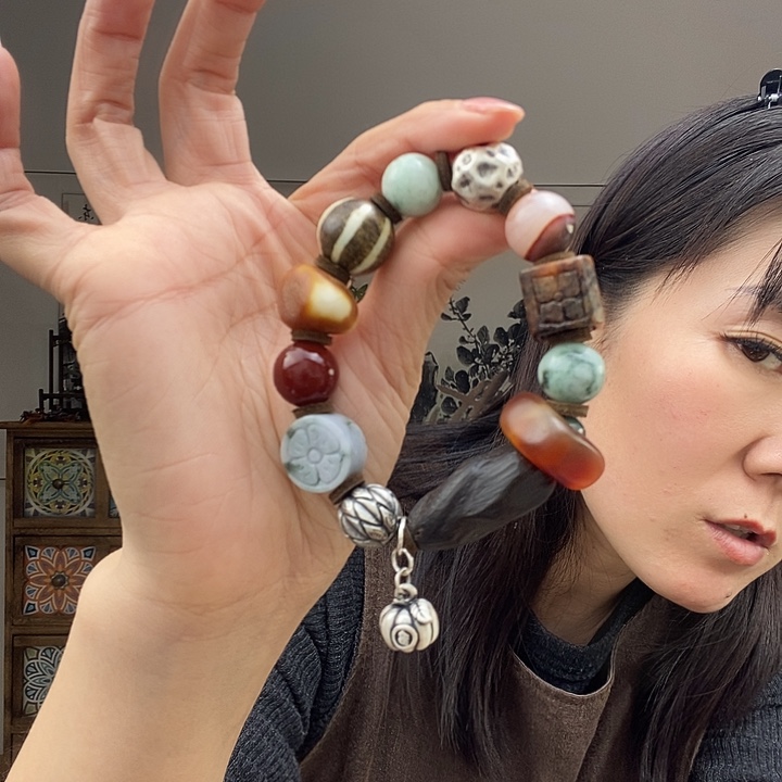 翡翠手串未镶嵌心****！手串