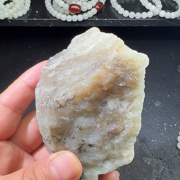 和田玉（糖玉）未镶嵌车挂