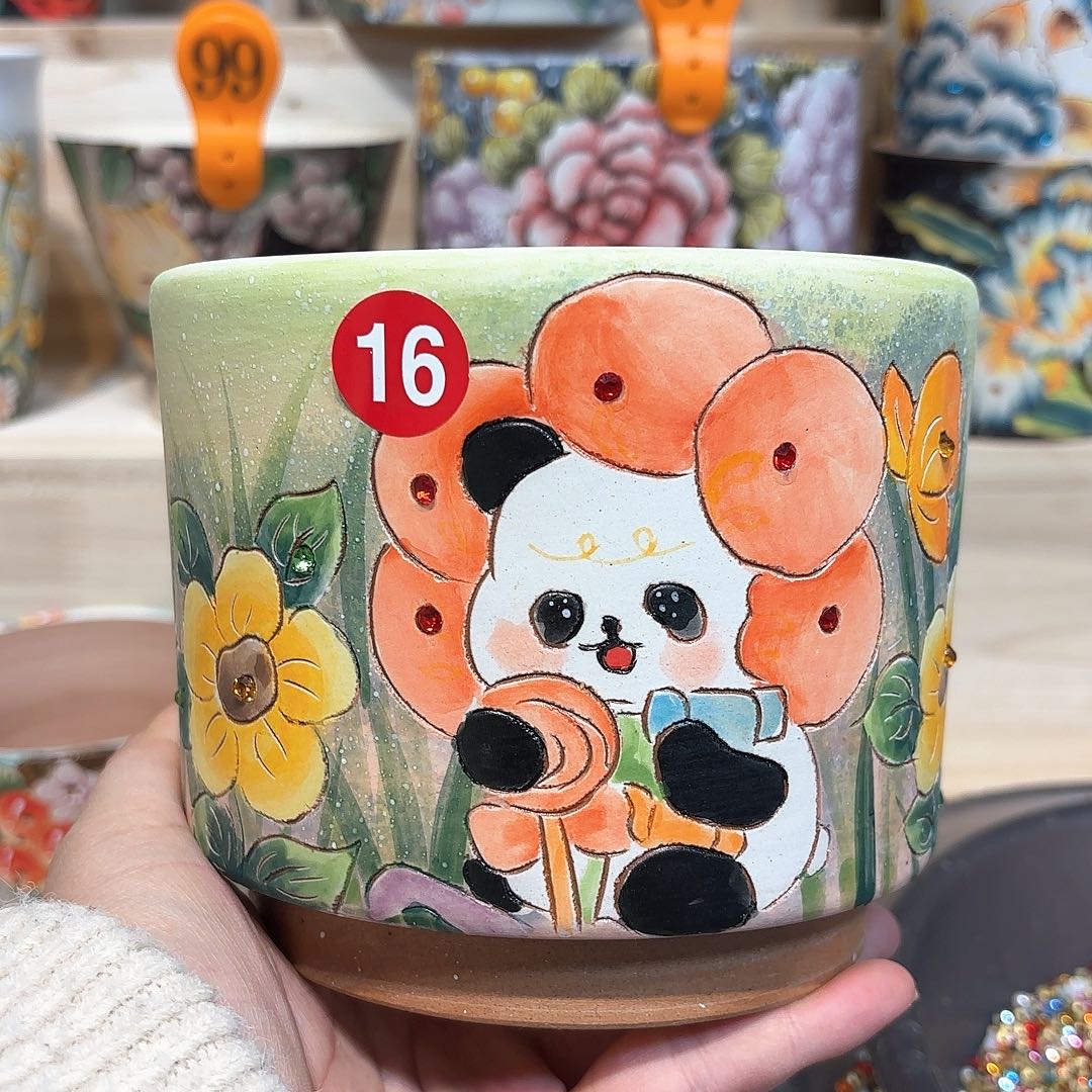 紫砂花盆手工花盆默认微瑕12.5:11微瑕