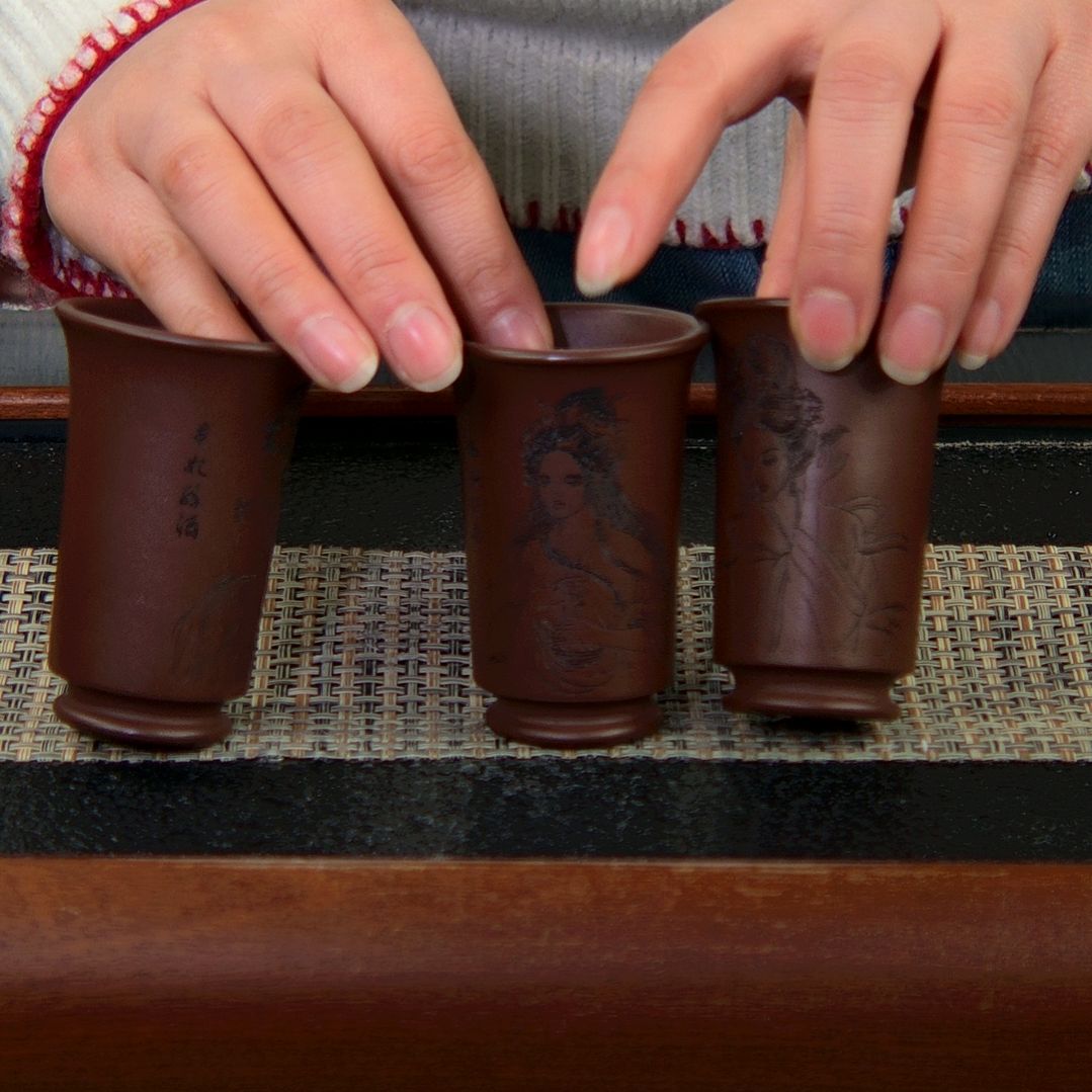 【闪购商品】紫砂茶杯高货放漏