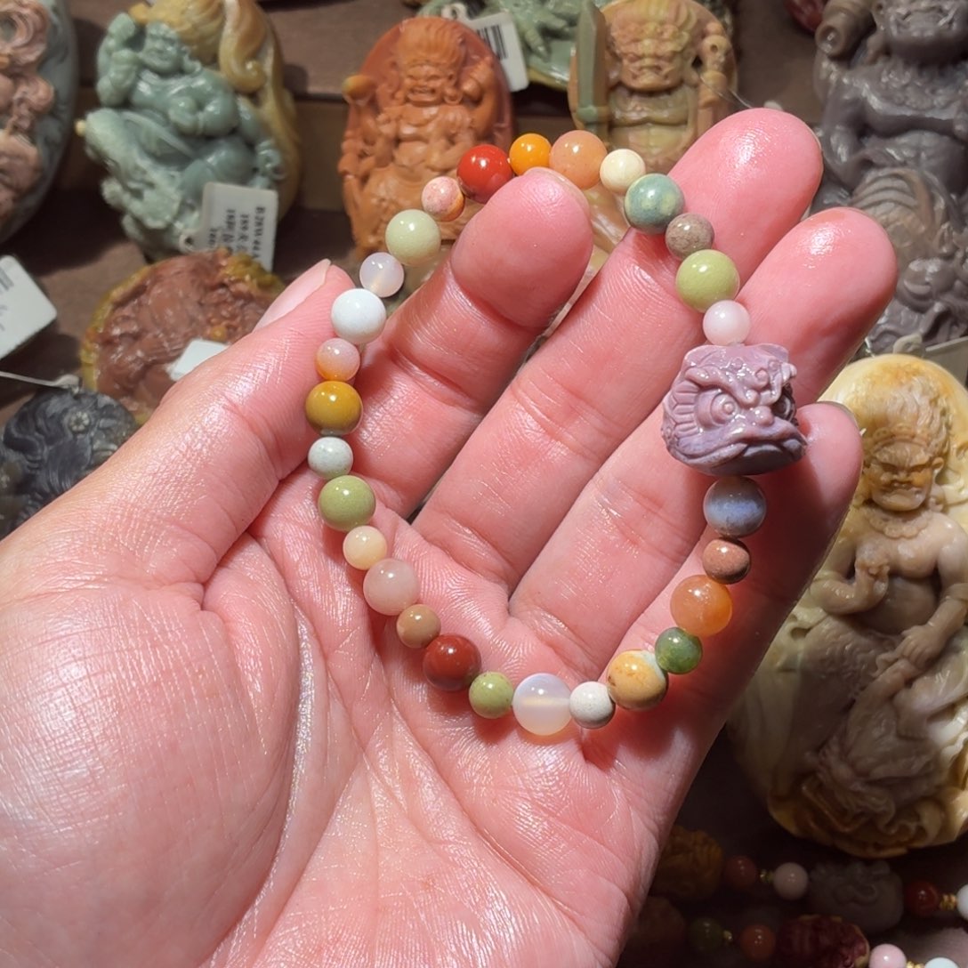 暮***石英质玉未镶嵌手串1