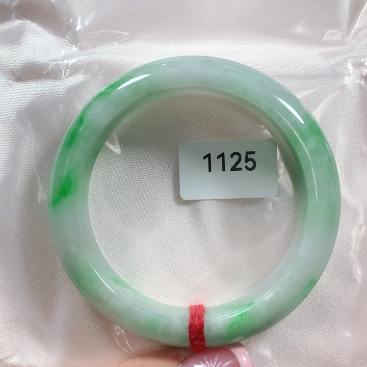 翡翠手镯未镶嵌天然翡翠手镯54