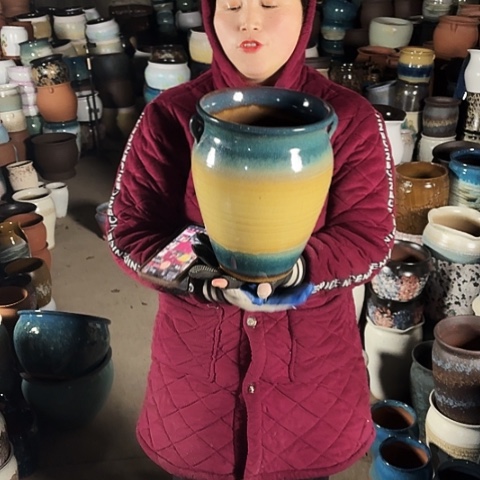 口20高27瑕疵盆瑕 