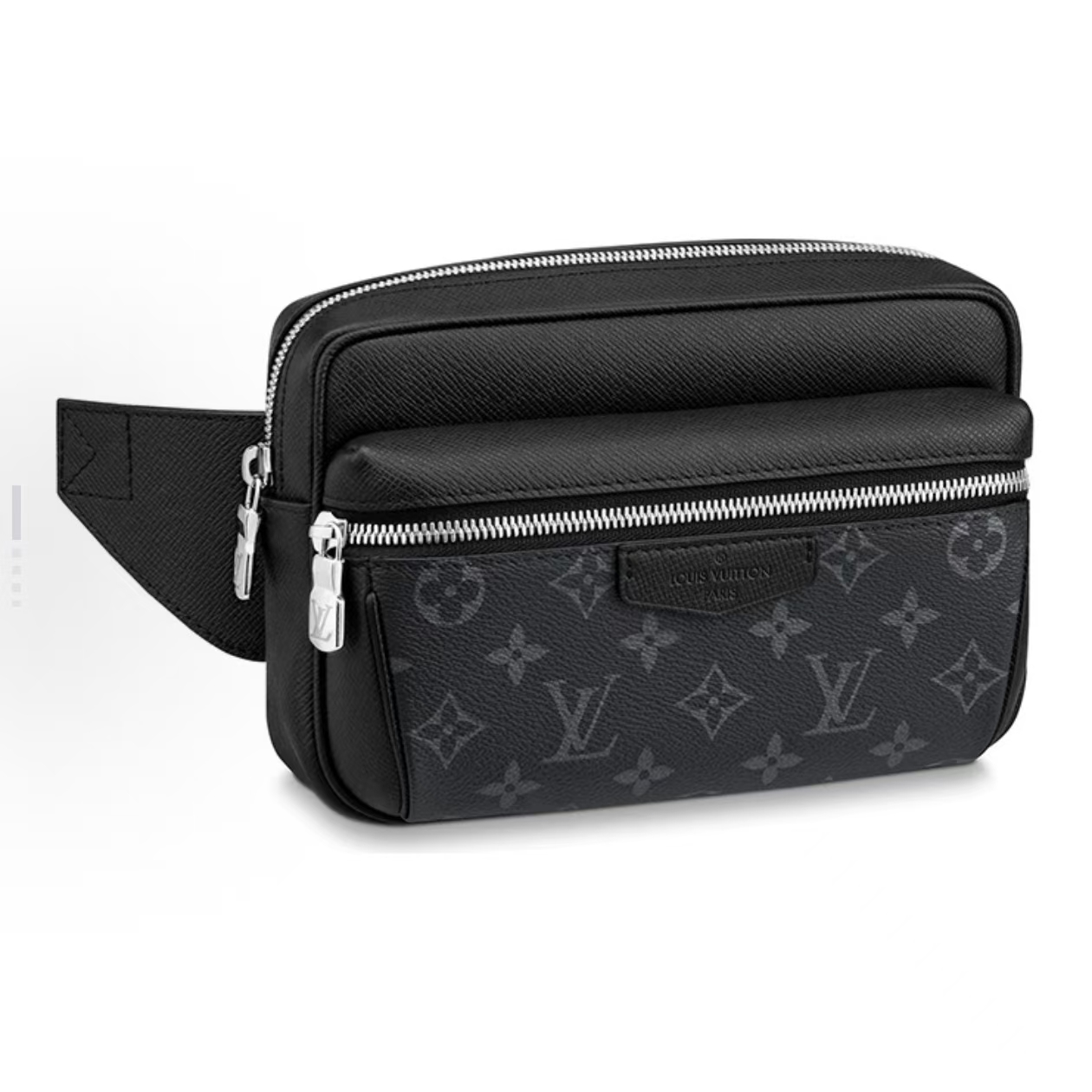 99新 LouisVuitton/路易威登 LV黑色老花胸包/V47