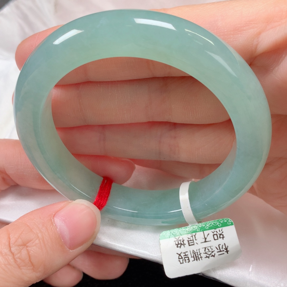 未镶嵌手镯翡翠缅甸天然翡翠手镯55