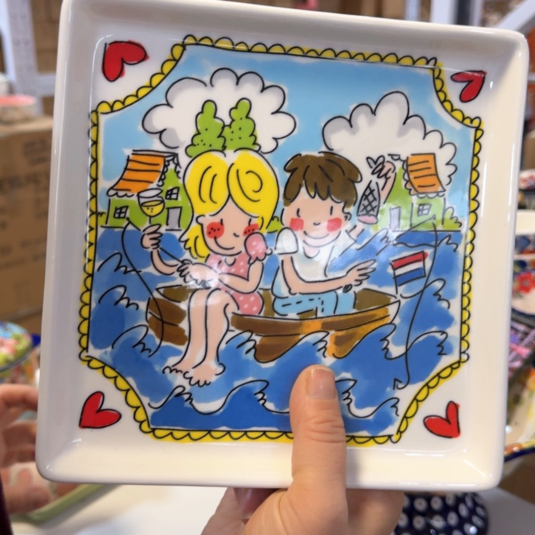 陶瓷荷兰太太方盘一只看图