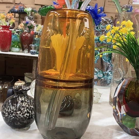 无铅玻璃花瓶高35厘米口径6厘米