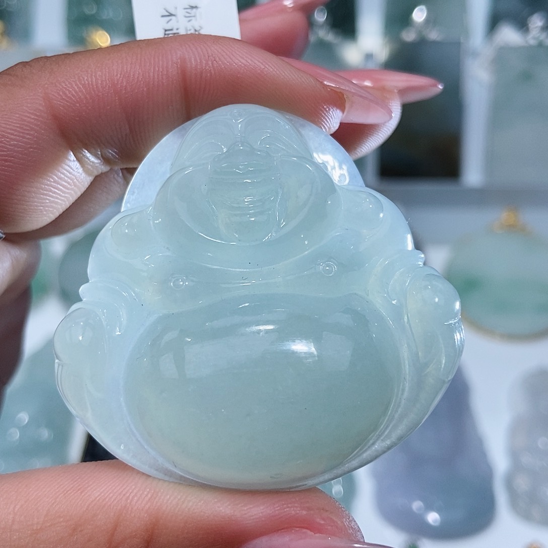 翡翠颈饰未镶嵌缅甸
