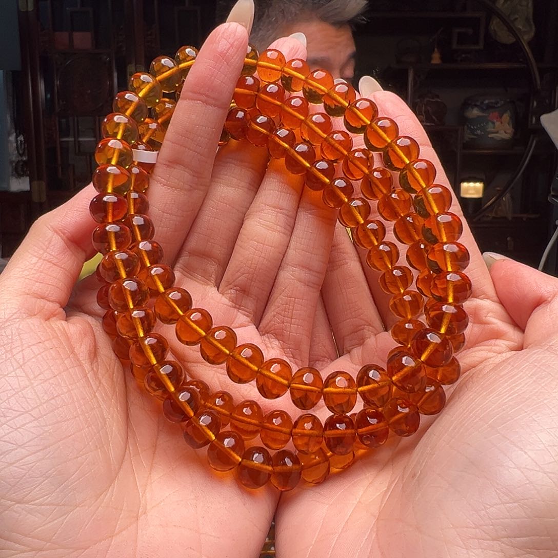 琥珀裸石未镶嵌柒*柒抚顺琥珀20322。9mm