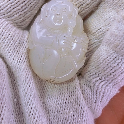 和田玉（白玉）挂件未镶嵌