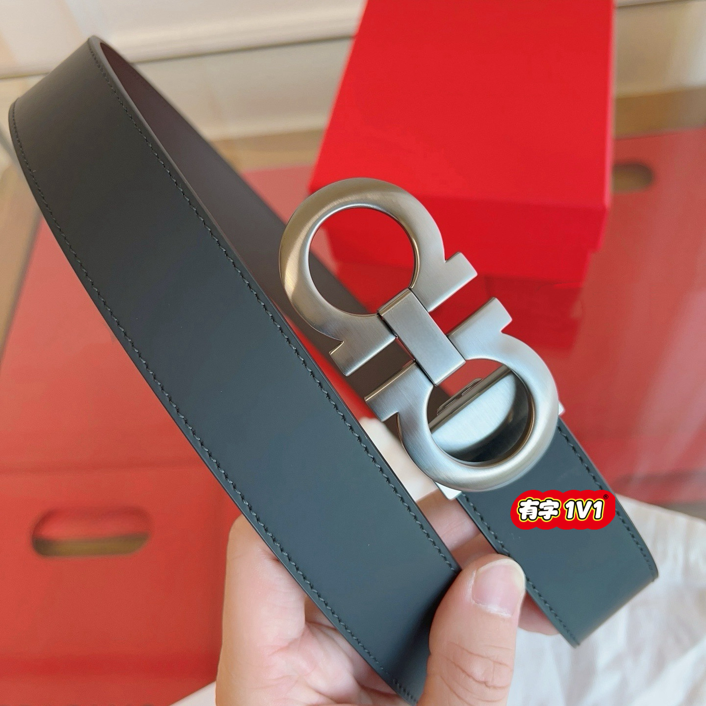 拉丝枪黑咖平皮男士皮具皮带腰带