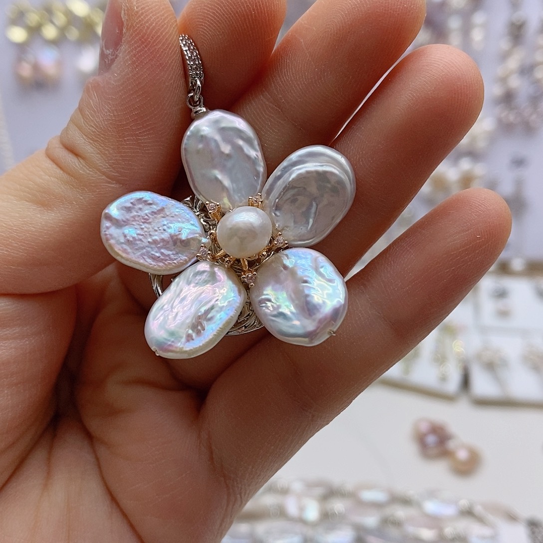 耳饰未镶嵌淡水珍珠