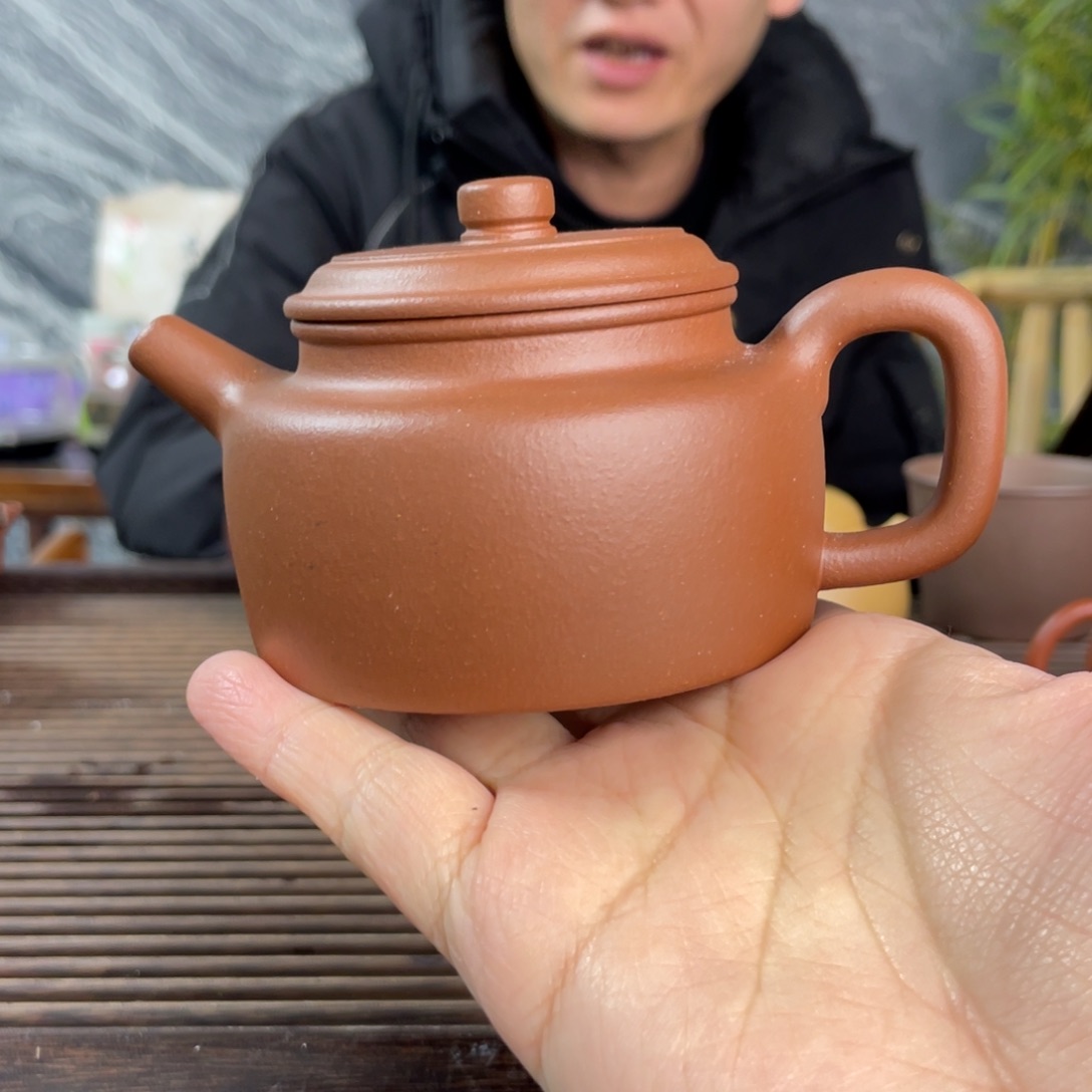 紫砂茶杯底槽青德钟微瑕