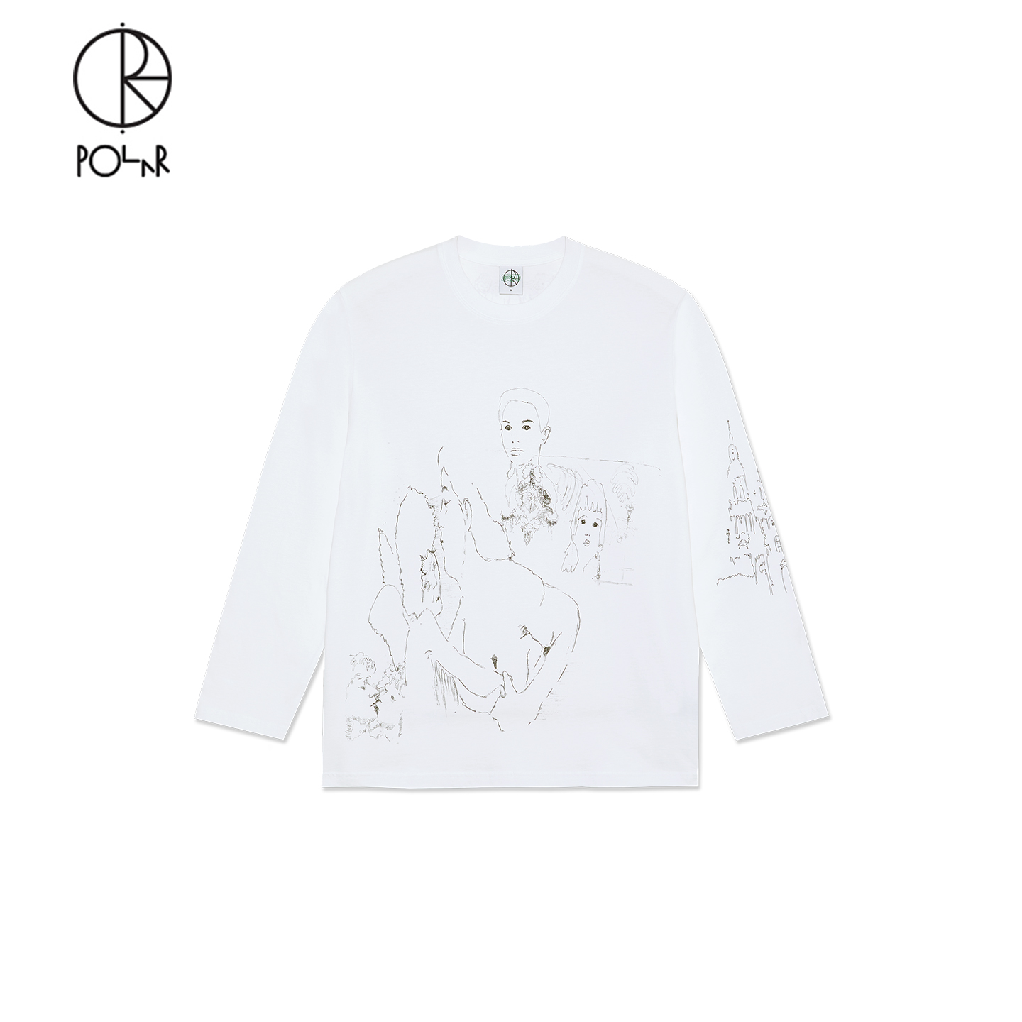 Polar Skate Co  Rêve Steve LS Tee 重磅纯棉印花男女长袖T恤