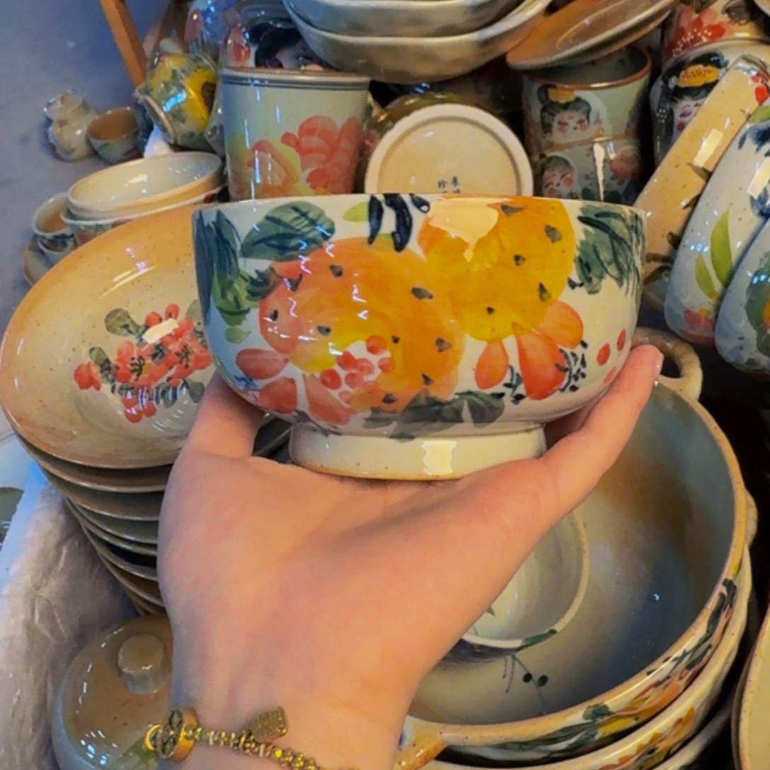 瓷片景德镇陶瓷手工手绘