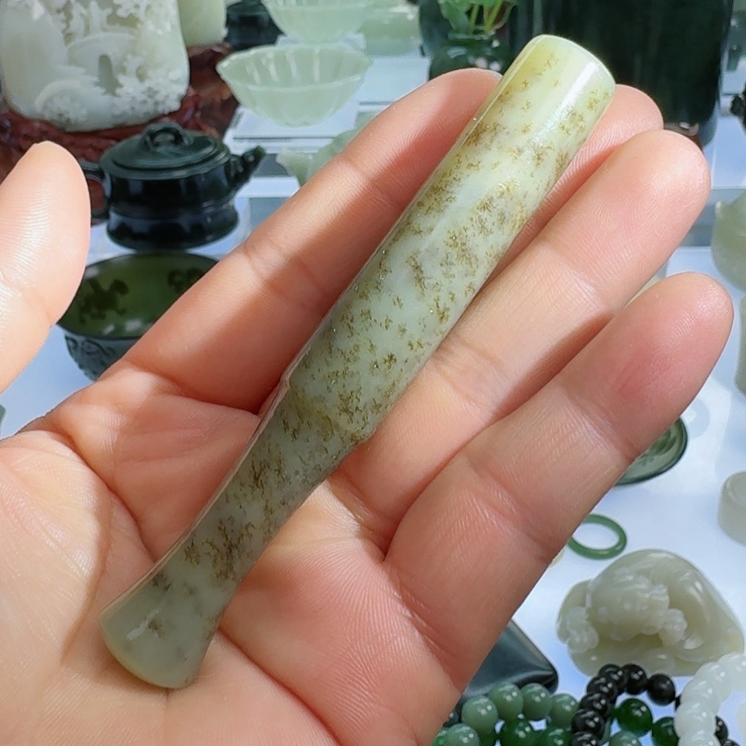 和田玉（糖玉）挂件未镶嵌