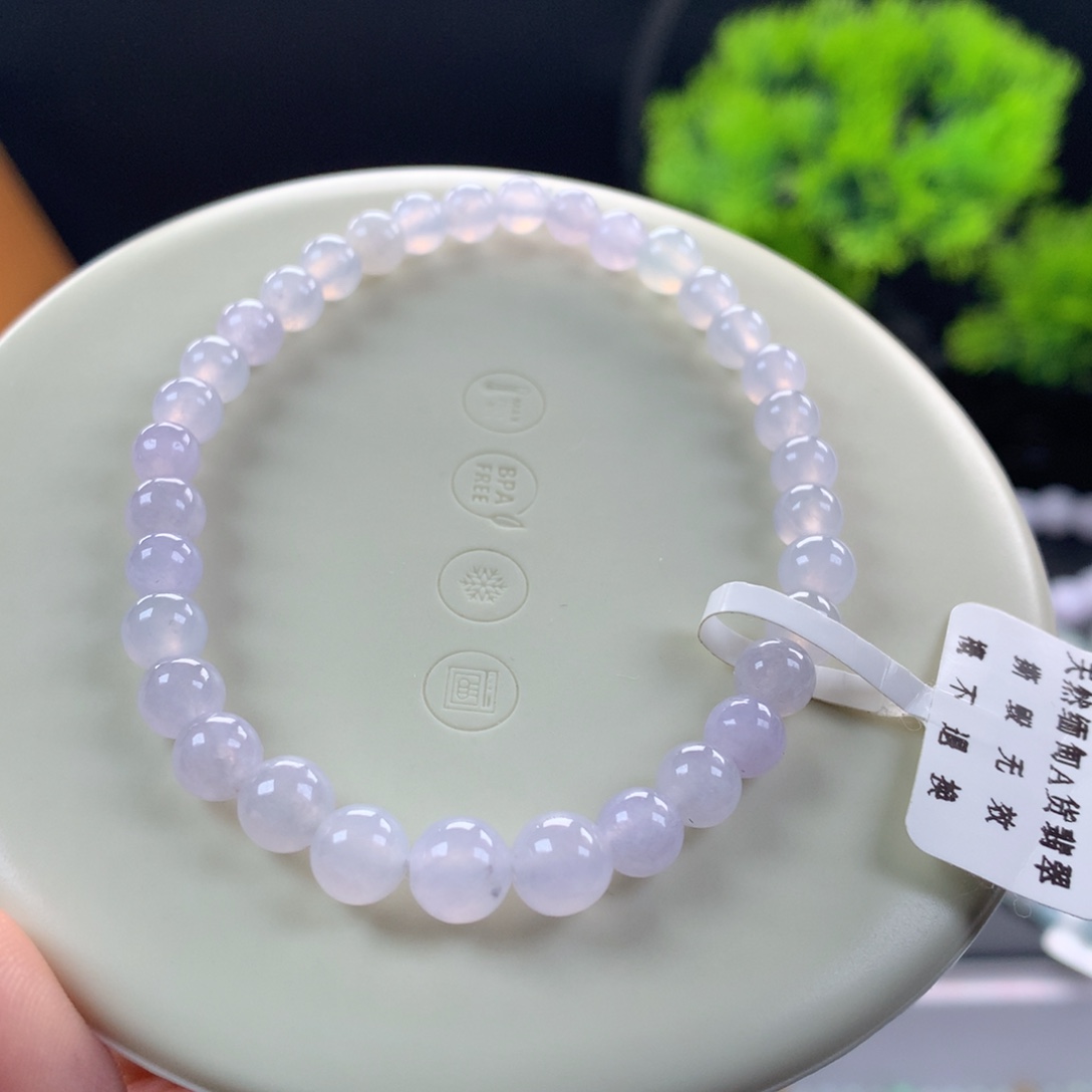 翡翠未镶嵌手链卡5～6.6