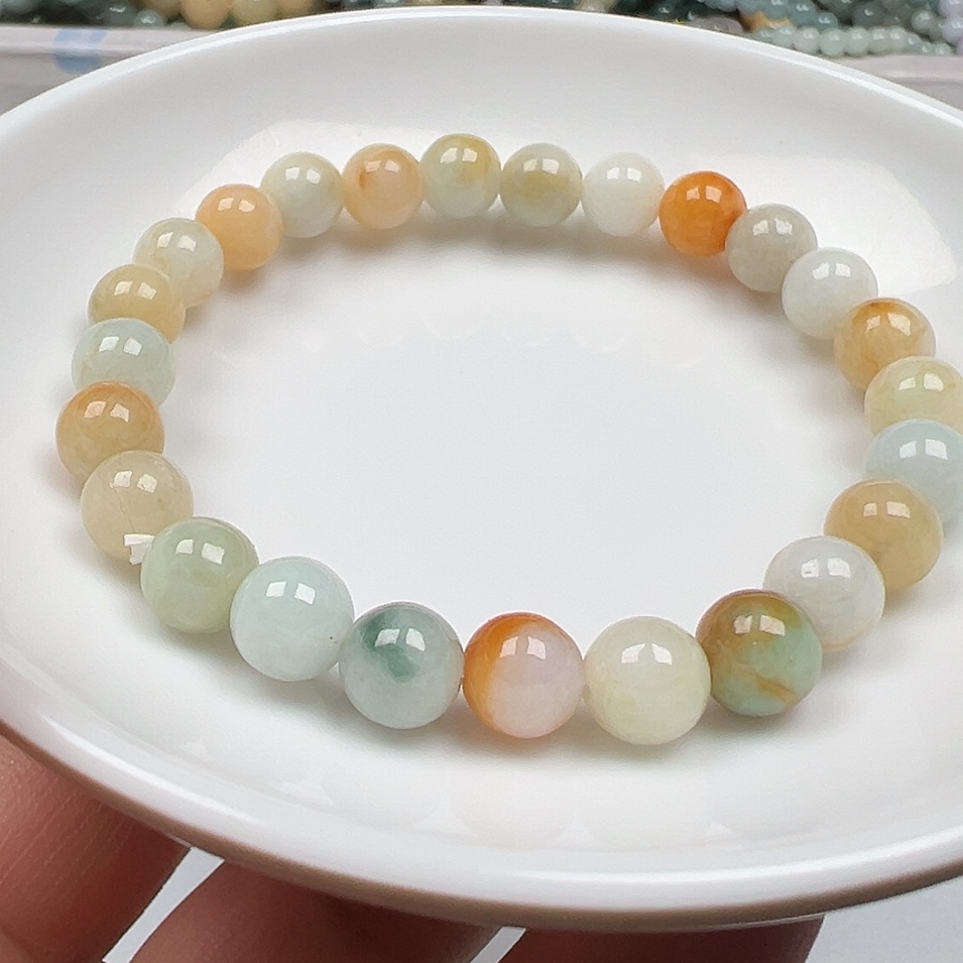 翡翠手链未镶嵌米*货主老华