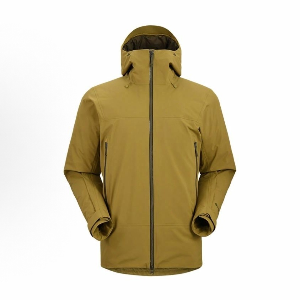 SC26034户外登山滑雪700蓬鹅绒防风防水硬壳冲锋保暖羽绒服