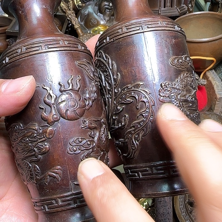 铜器办公室茶室摆件