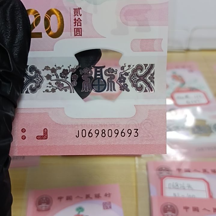 塑料蛇钞号码如图所示069809693
