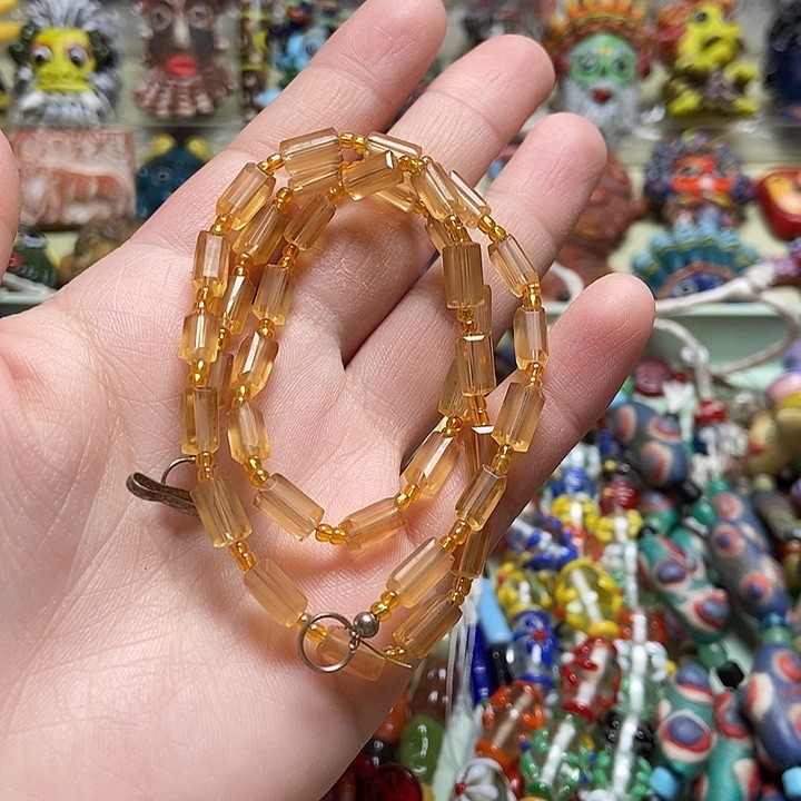 琉璃颈饰福利链子002