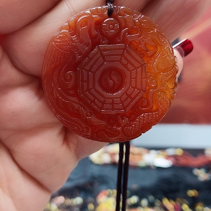 玛瑙/玉髓颈饰合金