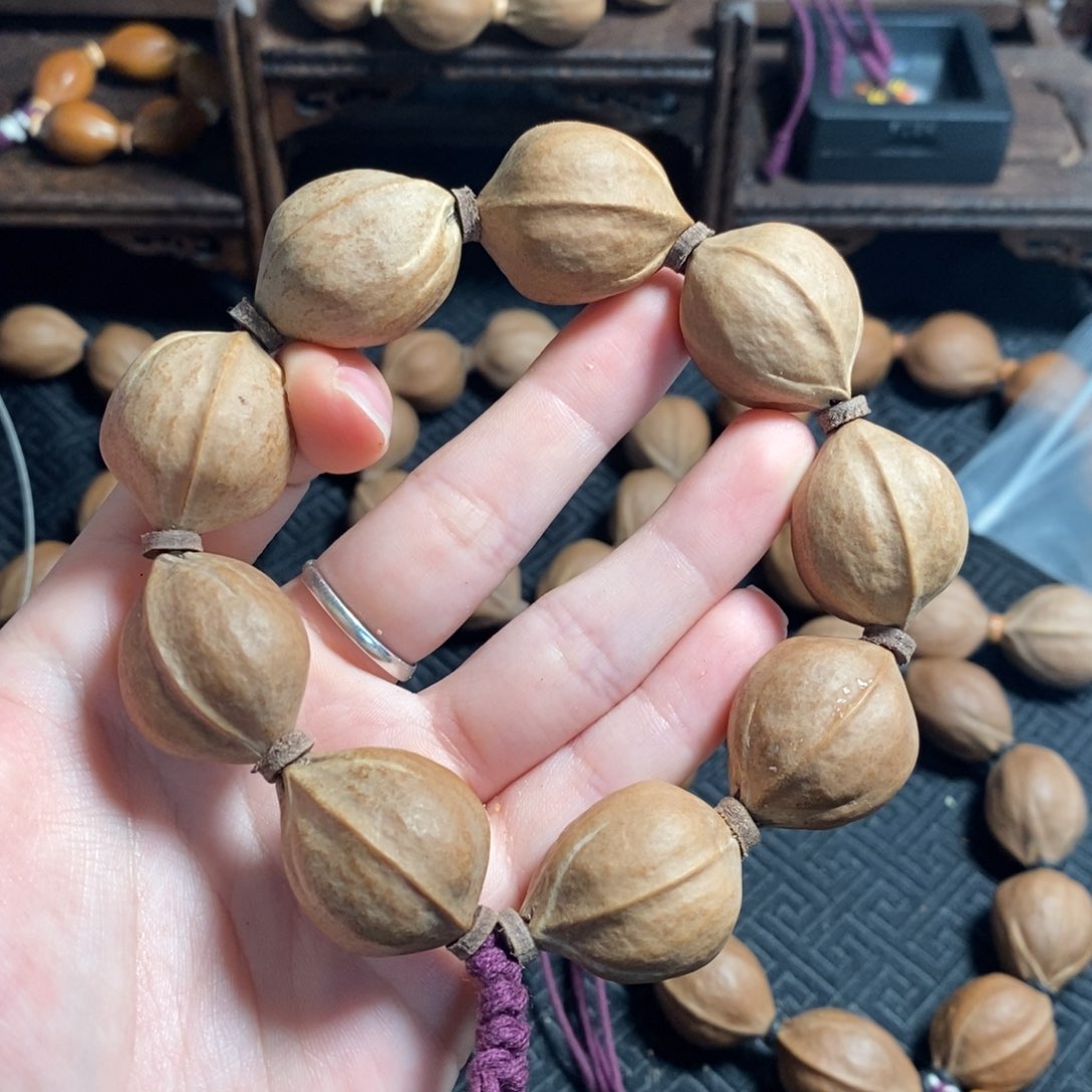 橄榄核手串/手链2127梅林铁三花橄榄核