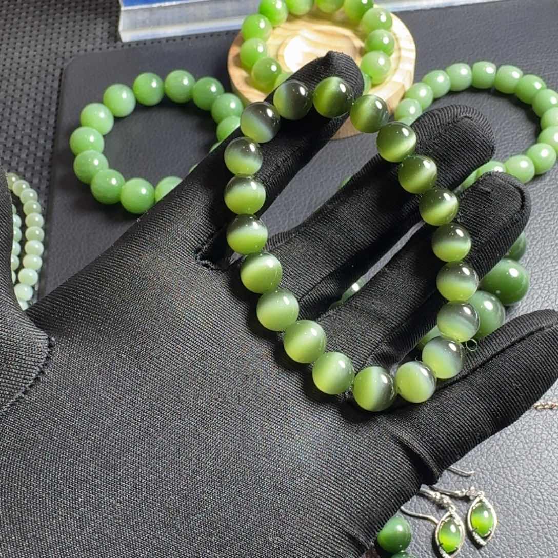 和田玉（碧玉）手串未镶嵌?****?