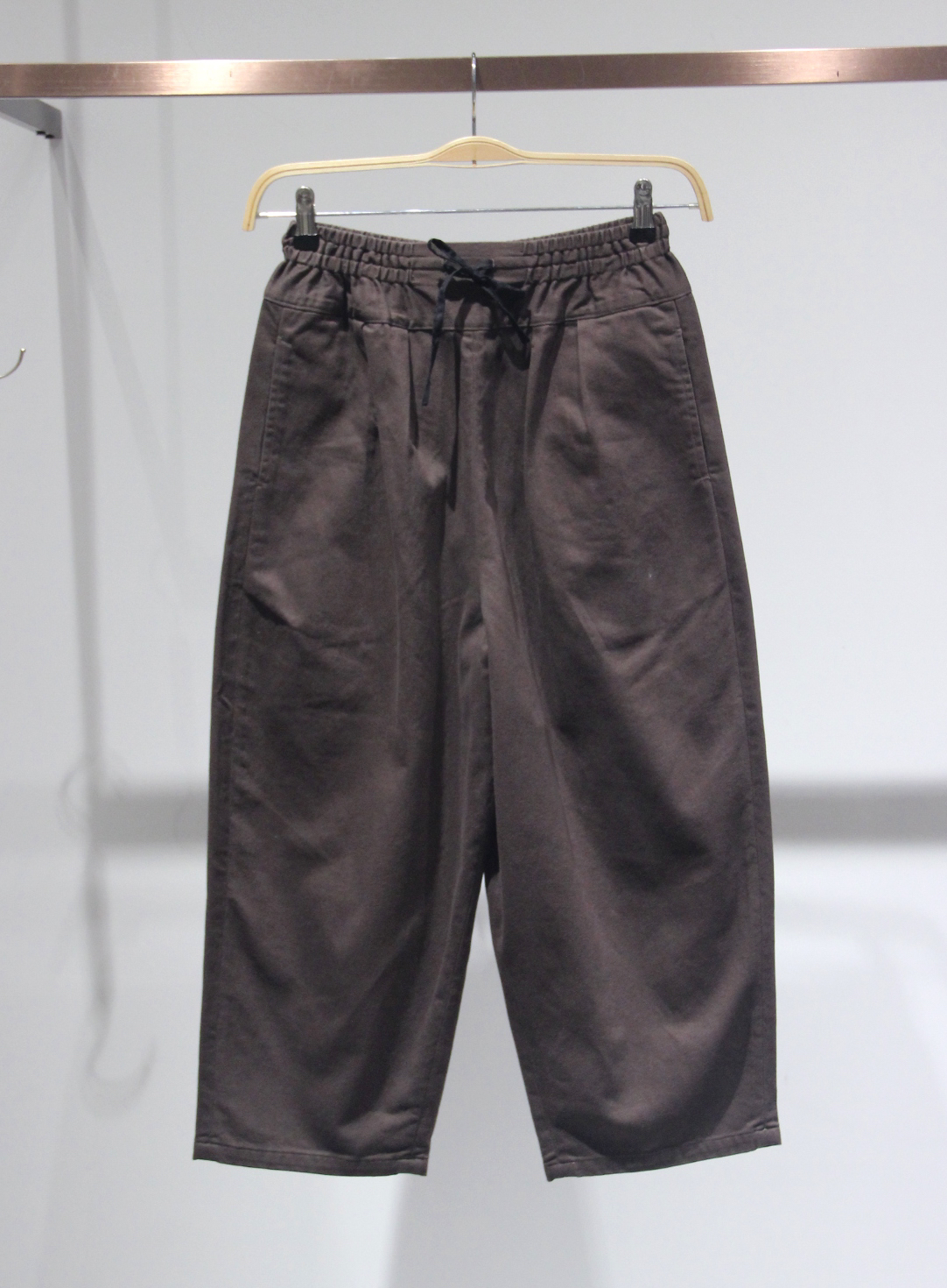 秋季新品 女式纯棉抽绳松紧腰气球裤