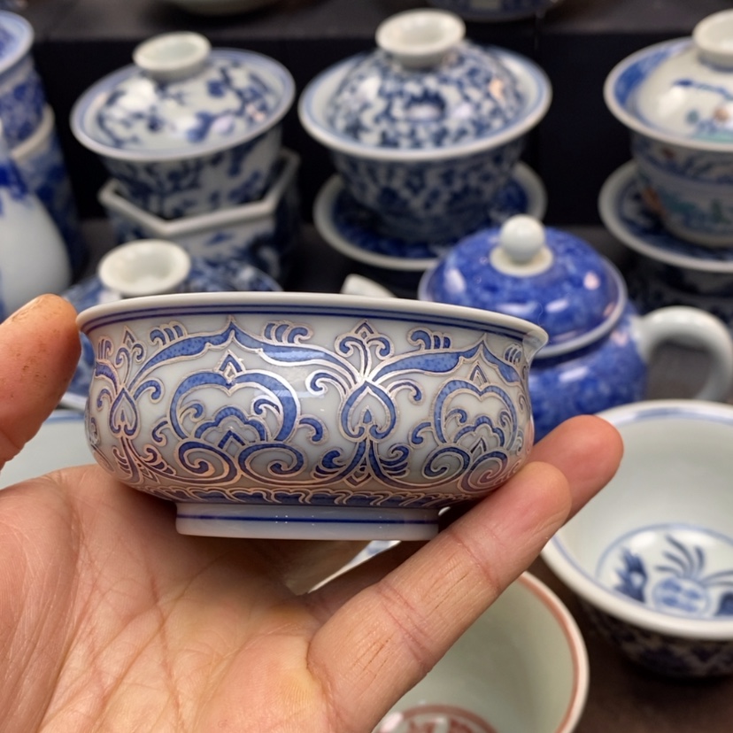 【闪购商品】景德镇青花主人杯