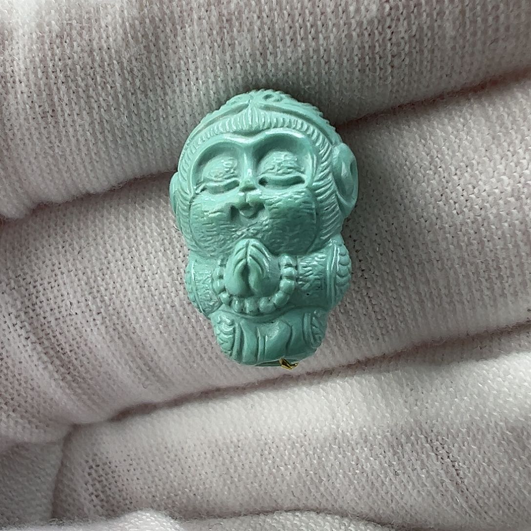 绿松石猴宝宝未镶嵌