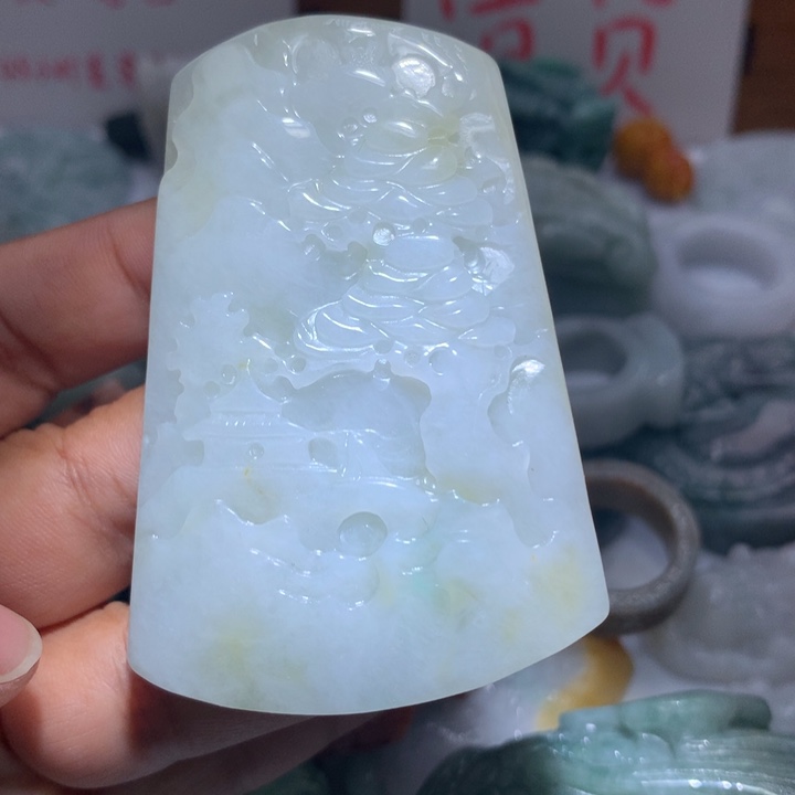 颈饰未镶嵌翡翠保真天然A货翡翠