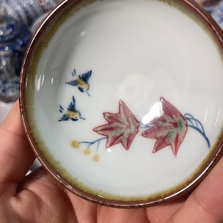 摆件陶景德镇陶瓷主人杯223