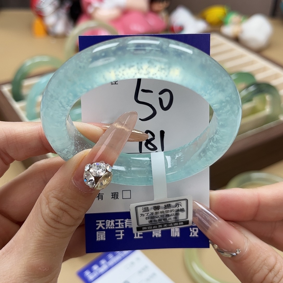 蛇纹石玉手镯未镶嵌雨*淼