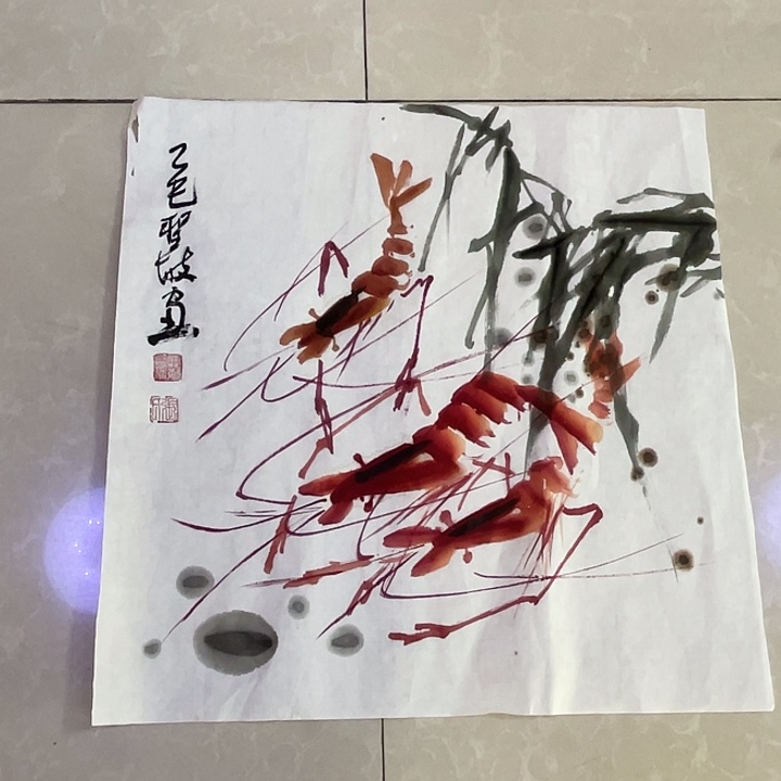 国画张圣敏先生纯手绘作品