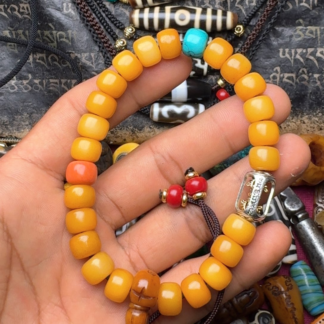 金刚菩提手串牦牛骨