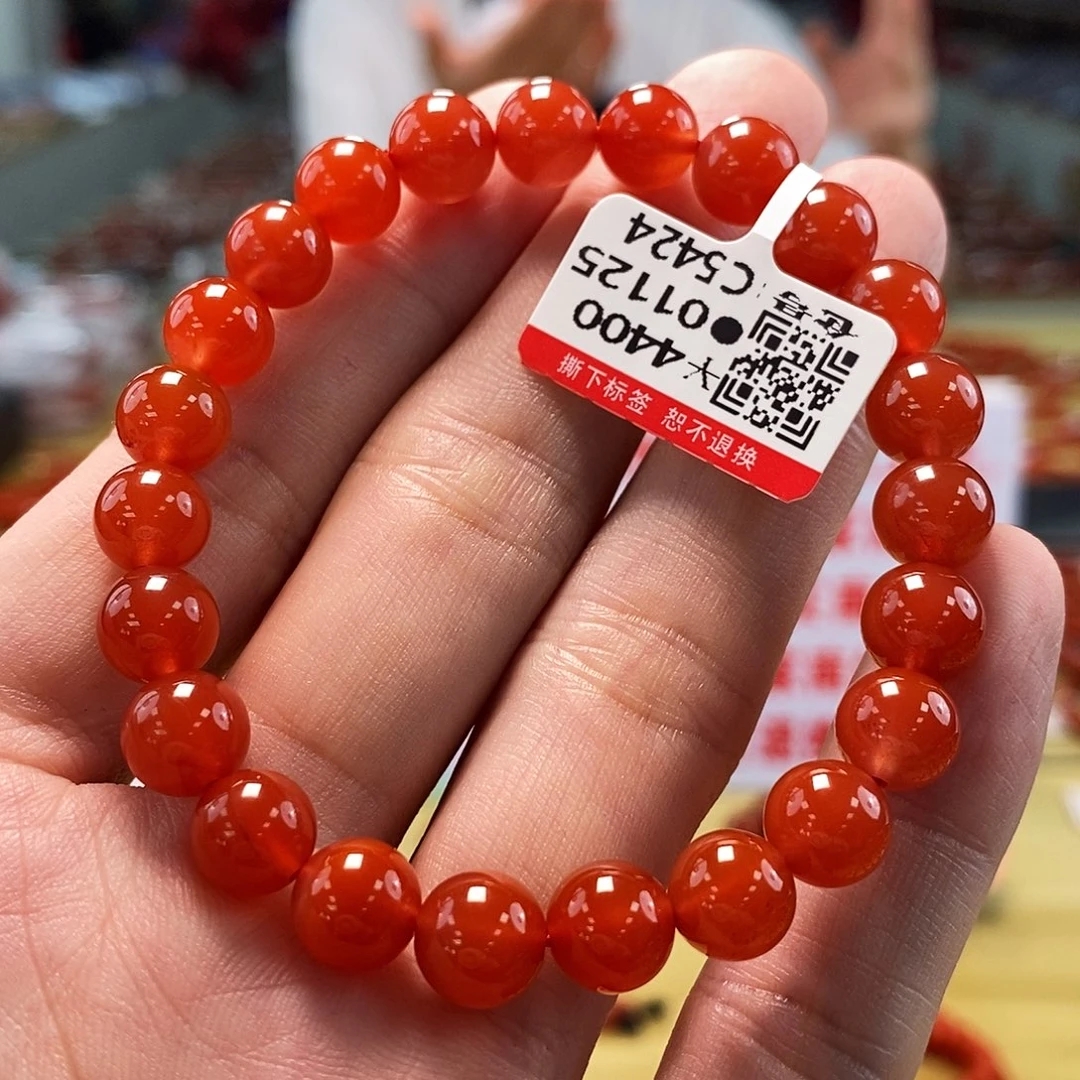 诚信经营支持年退换  保山河湾冰红云端圆珠单圈 8mm  多样性发一