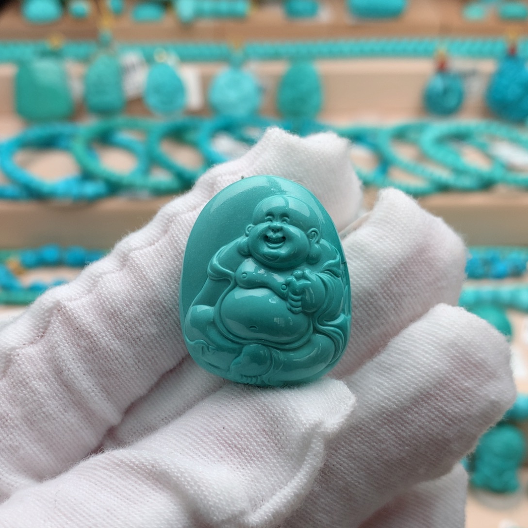 绿松石未镶嵌珠宝奇石28mm