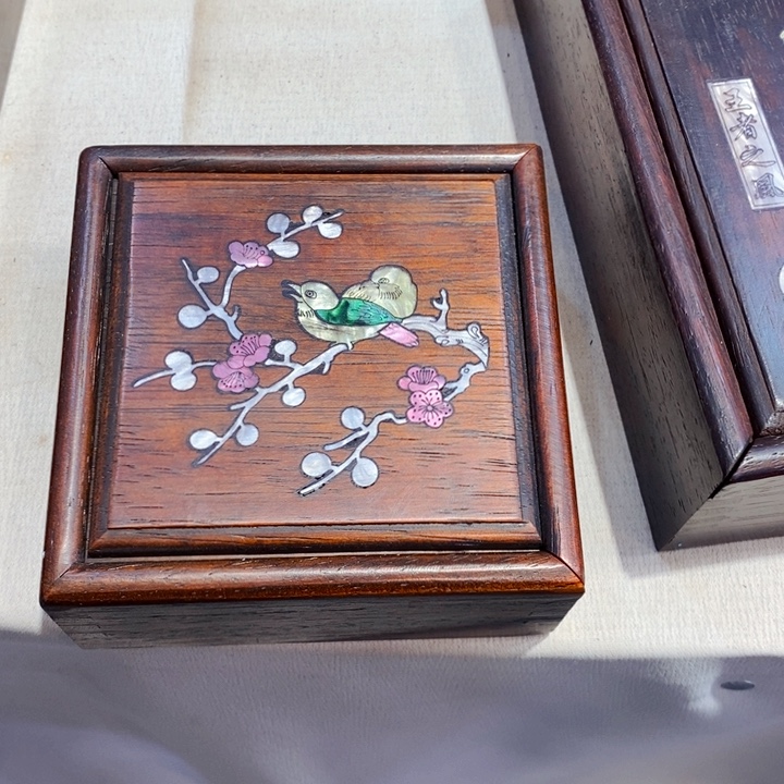 木12方喜鹊抽拉盒木木